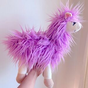 The Petting Zoo Woolly Llama Plush Purple 14 Inch Stuffed Animal Alpaca‎ Toy